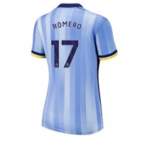 Fotballdrakt Dame Tottenham Hotspur Cristian Romero #17 Bortedrakt 2024-25 Kortermet